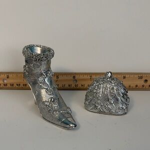 Vintage K's Collection Miniature High Heel Shoe & Purse